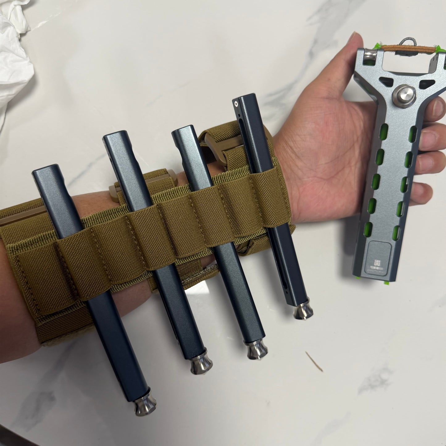 Bullet holster - specifically designed for slingshots