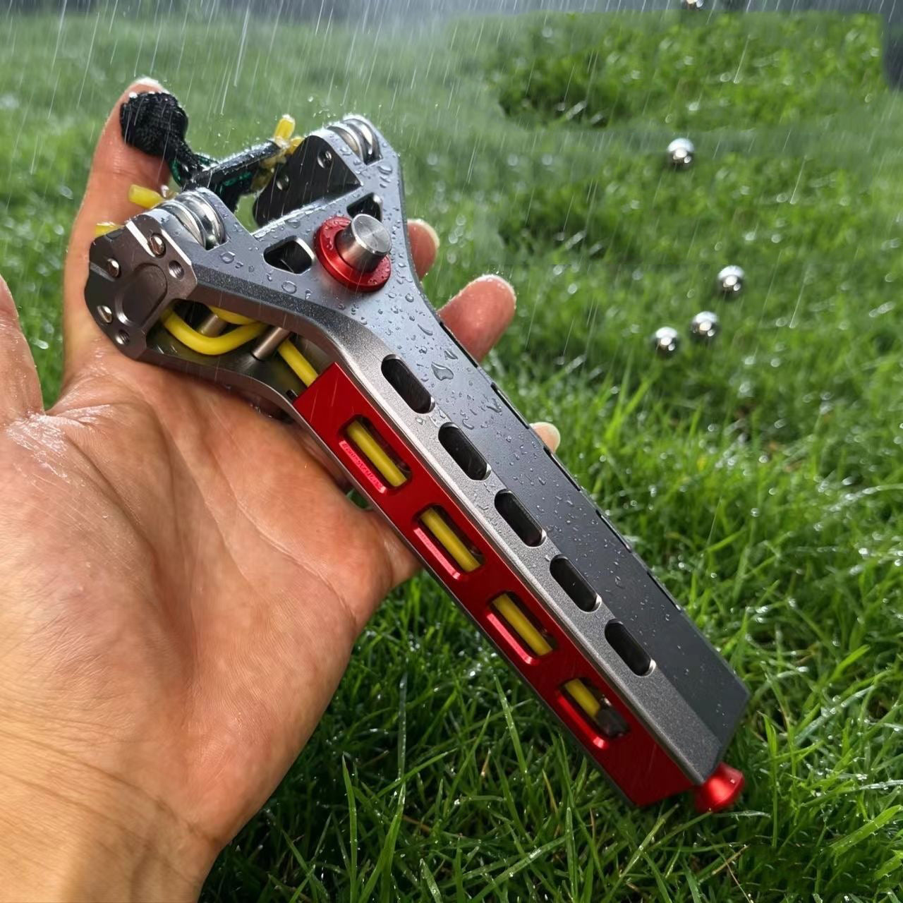G5 slingshot CNC Machining with Automatic Loading of All Metal BodiesPrecision Competition Outdoor Slingbow